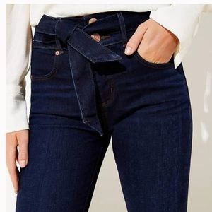 Loft High Waist Ankle Skinny Jean Size 26 / 2